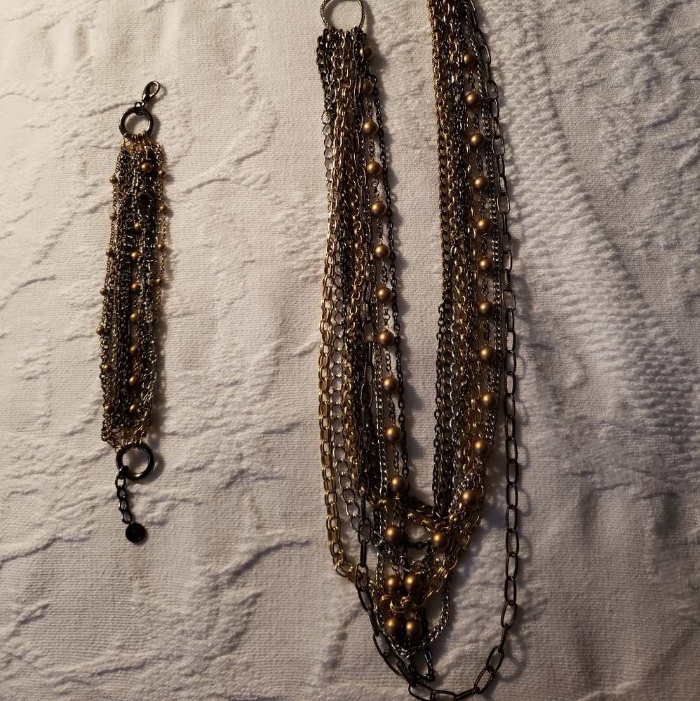 Talbots necklace,  bracelet, and earrings set
